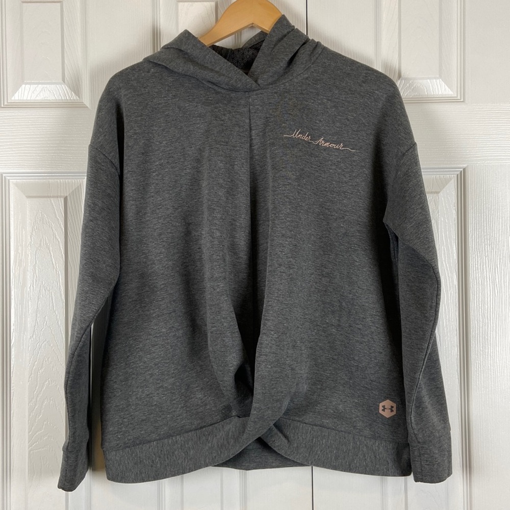 Under Armour pullover hoodie, women’s small